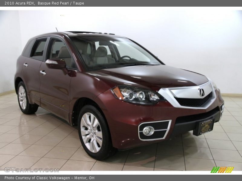 Basque Red Pearl / Taupe 2010 Acura RDX