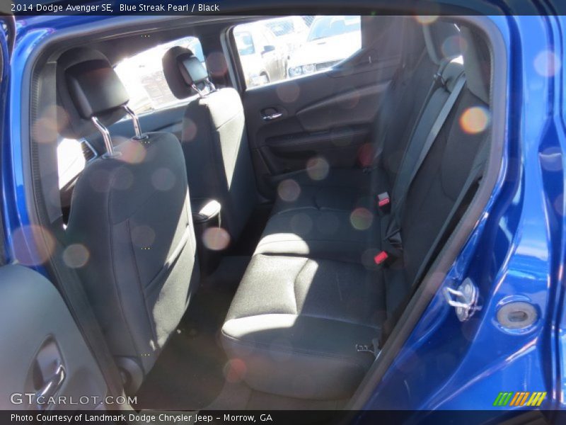 Blue Streak Pearl / Black 2014 Dodge Avenger SE