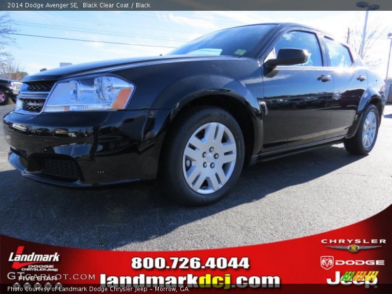Black Clear Coat / Black 2014 Dodge Avenger SE