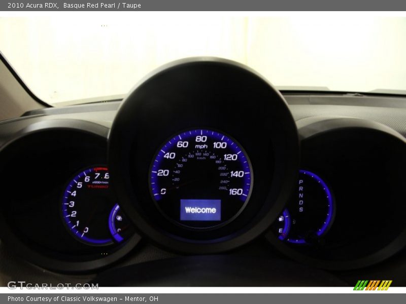 Basque Red Pearl / Taupe 2010 Acura RDX