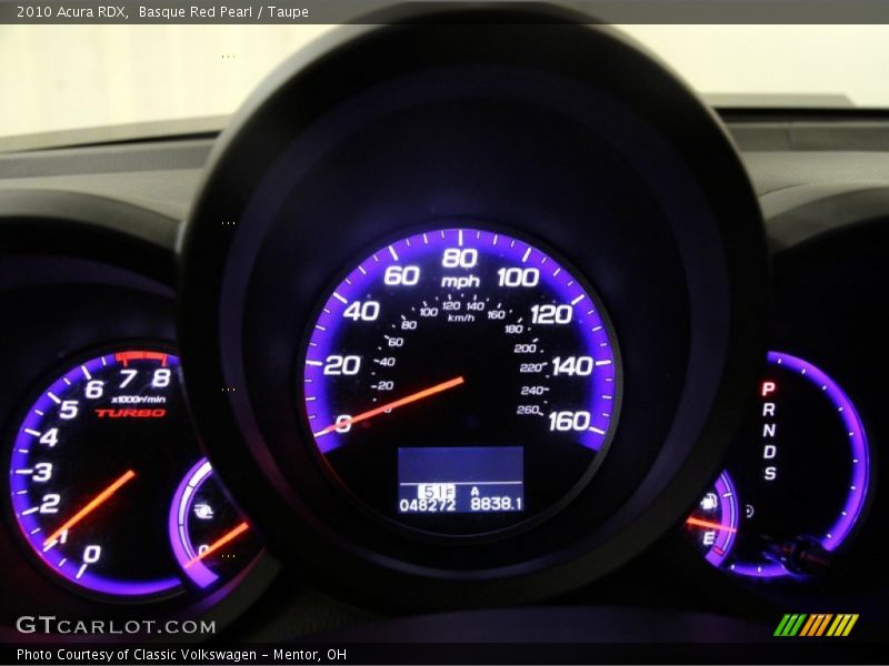 Basque Red Pearl / Taupe 2010 Acura RDX