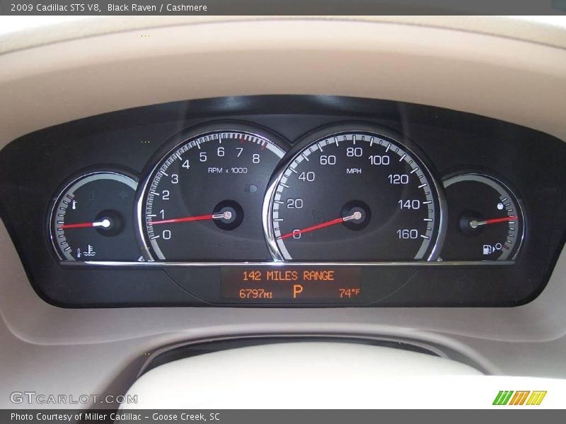 Black Raven / Cashmere 2009 Cadillac STS V8