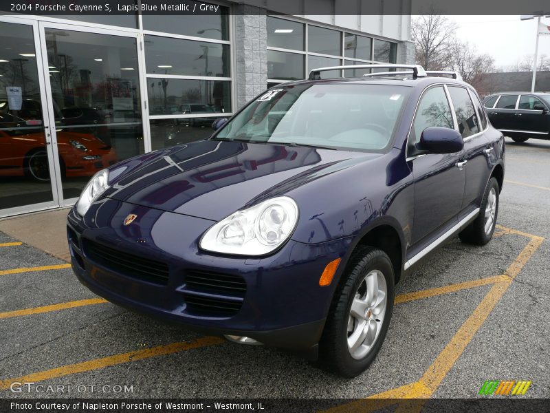 Lapis Blue Metallic / Grey 2004 Porsche Cayenne S