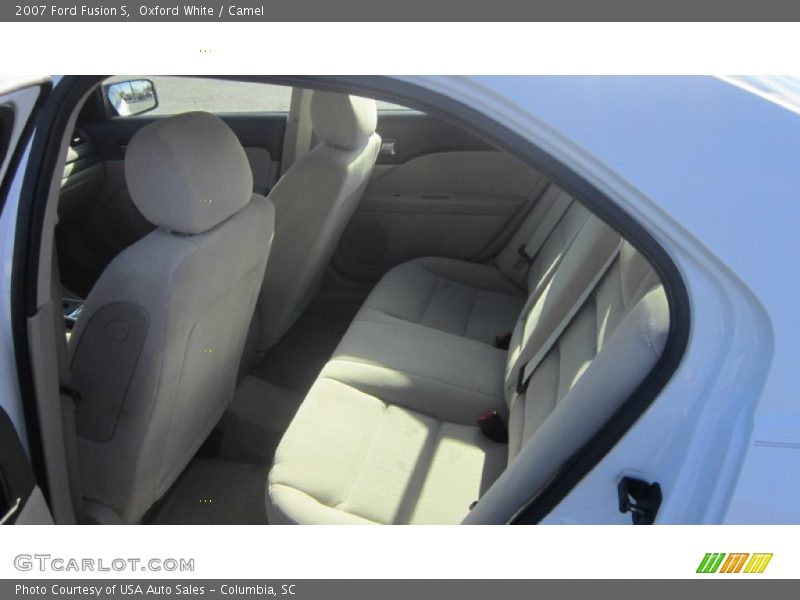 Oxford White / Camel 2007 Ford Fusion S