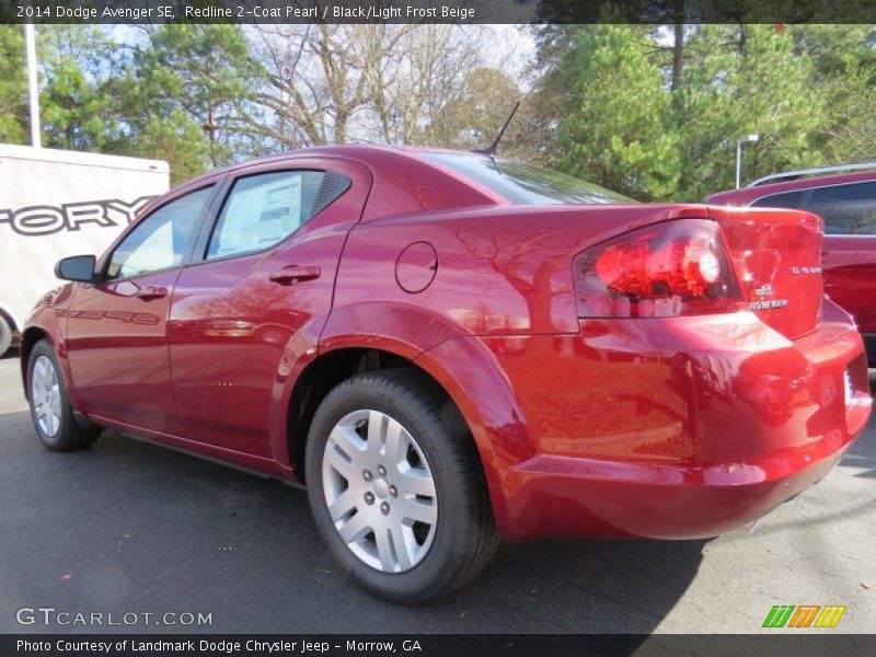 Redline 2-Coat Pearl / Black/Light Frost Beige 2014 Dodge Avenger SE