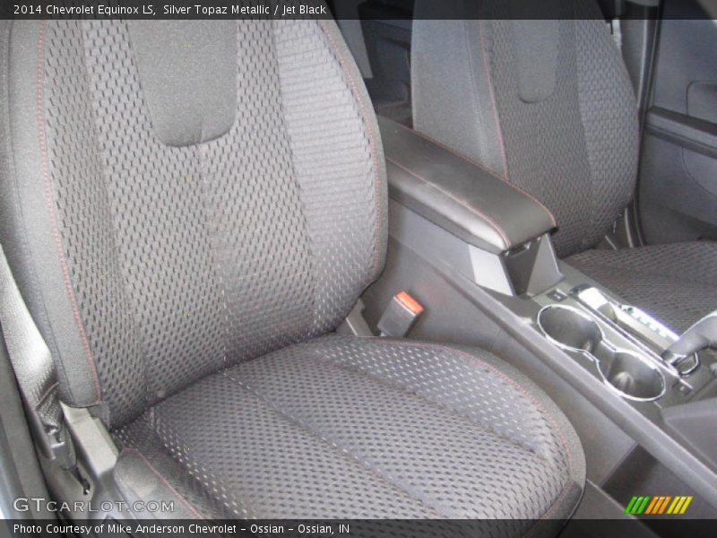 Silver Topaz Metallic / Jet Black 2014 Chevrolet Equinox LS