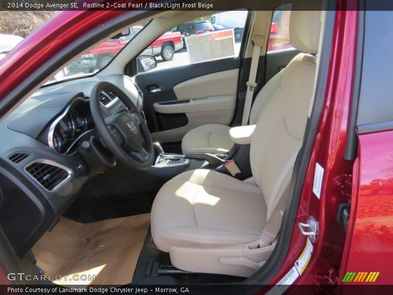 Redline 2-Coat Pearl / Black/Light Frost Beige 2014 Dodge Avenger SE