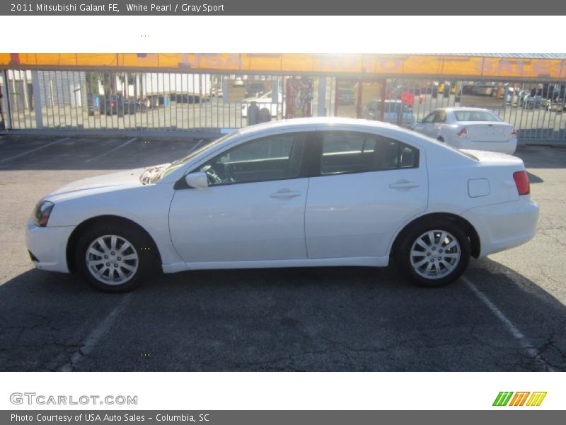 White Pearl / Gray Sport 2011 Mitsubishi Galant FE