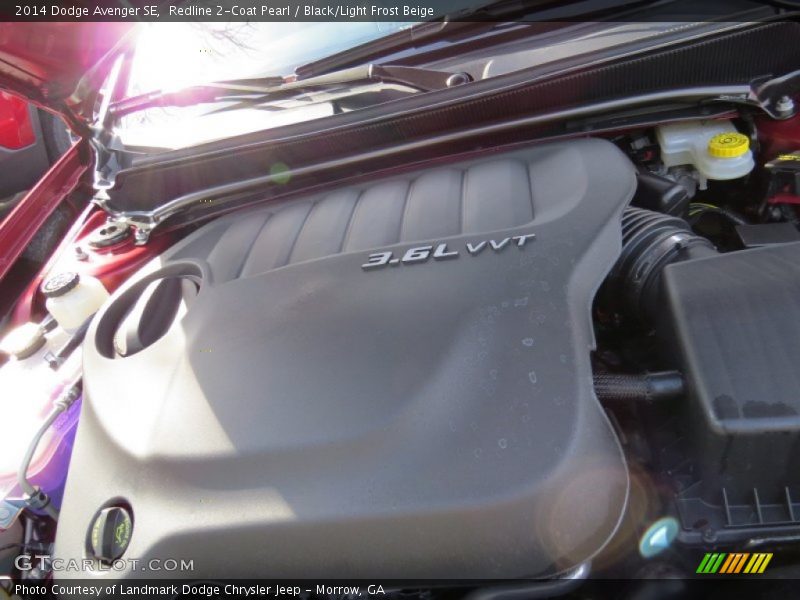 Redline 2-Coat Pearl / Black/Light Frost Beige 2014 Dodge Avenger SE