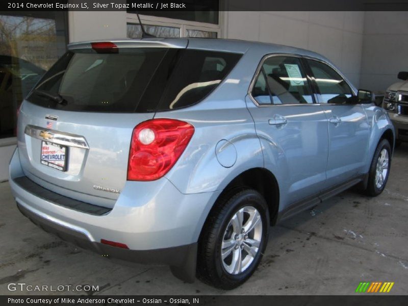 Silver Topaz Metallic / Jet Black 2014 Chevrolet Equinox LS