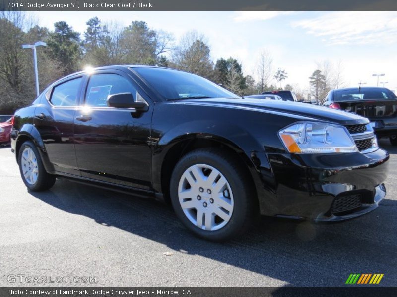 Black Clear Coat / Black 2014 Dodge Avenger SE