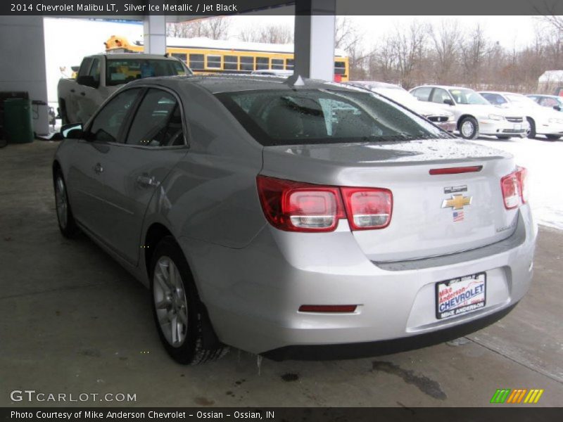 Silver Ice Metallic / Jet Black 2014 Chevrolet Malibu LT