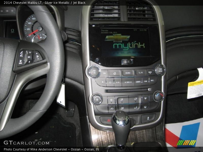 Silver Ice Metallic / Jet Black 2014 Chevrolet Malibu LT