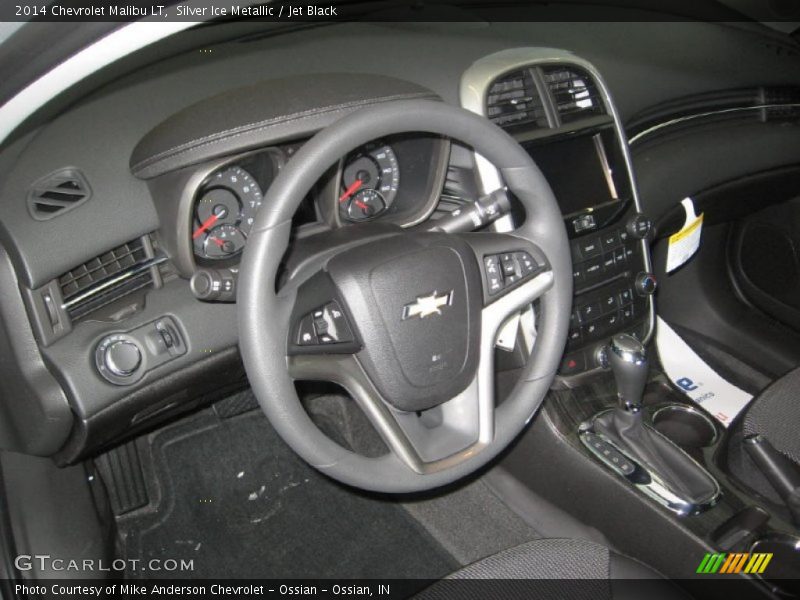 Silver Ice Metallic / Jet Black 2014 Chevrolet Malibu LT