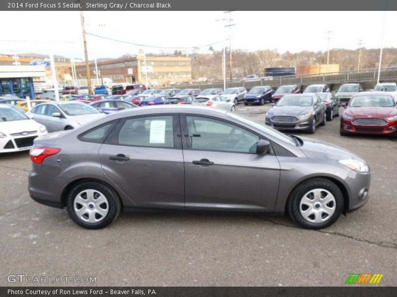 Sterling Gray / Charcoal Black 2014 Ford Focus S Sedan