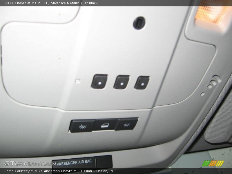 Silver Ice Metallic / Jet Black 2014 Chevrolet Malibu LT