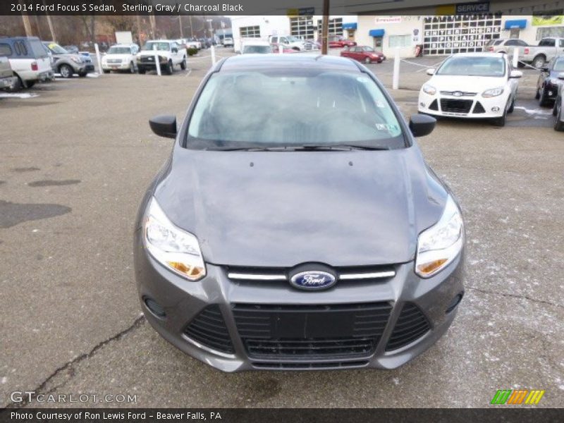 Sterling Gray / Charcoal Black 2014 Ford Focus S Sedan