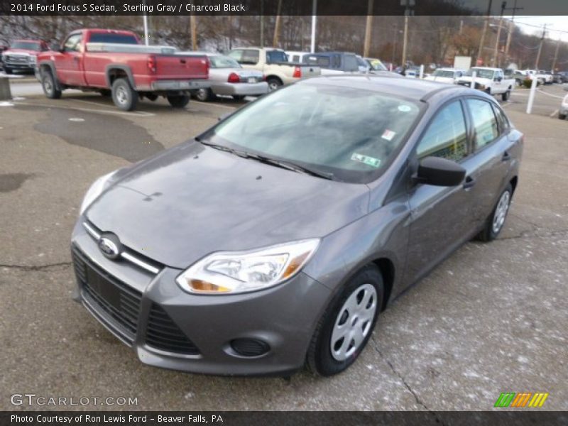 Sterling Gray / Charcoal Black 2014 Ford Focus S Sedan