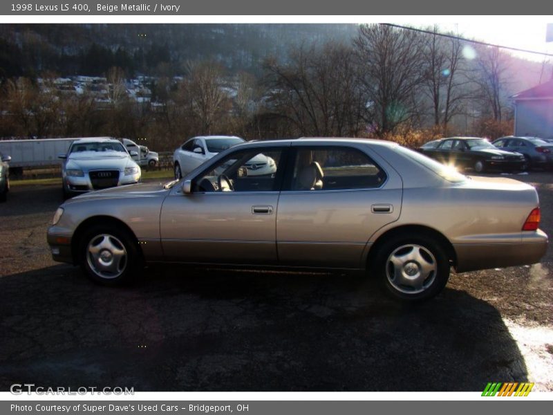 Beige Metallic / Ivory 1998 Lexus LS 400