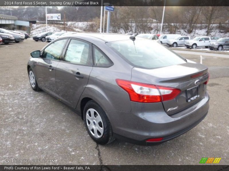 Sterling Gray / Charcoal Black 2014 Ford Focus S Sedan