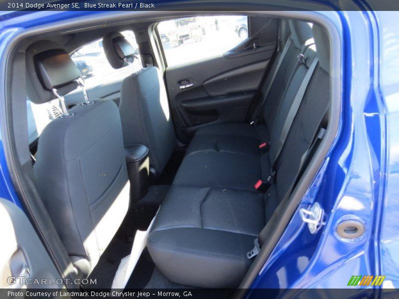 Blue Streak Pearl / Black 2014 Dodge Avenger SE