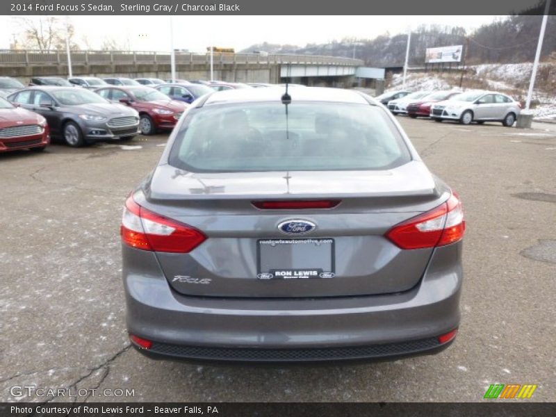 Sterling Gray / Charcoal Black 2014 Ford Focus S Sedan