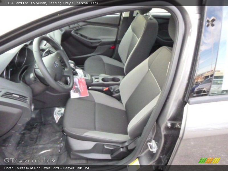 Sterling Gray / Charcoal Black 2014 Ford Focus S Sedan