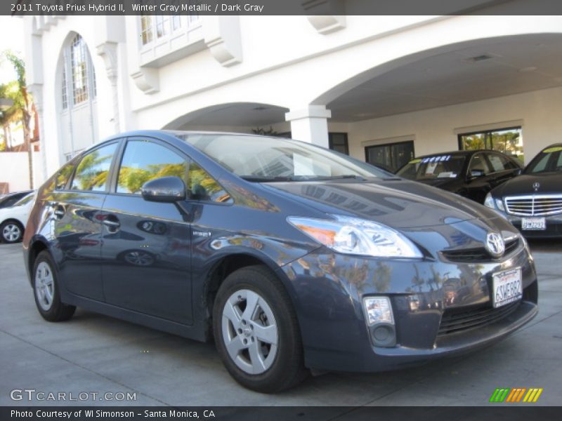 Winter Gray Metallic / Dark Gray 2011 Toyota Prius Hybrid II