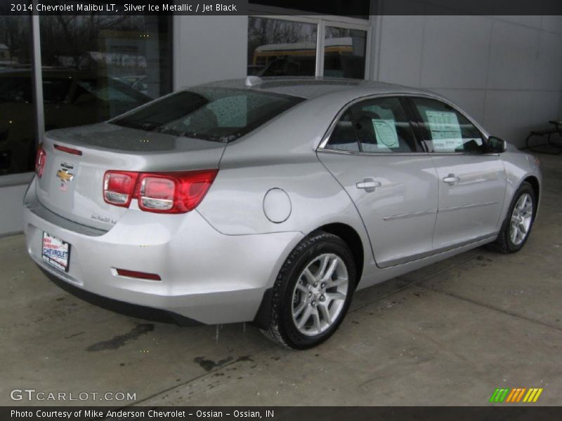 Silver Ice Metallic / Jet Black 2014 Chevrolet Malibu LT
