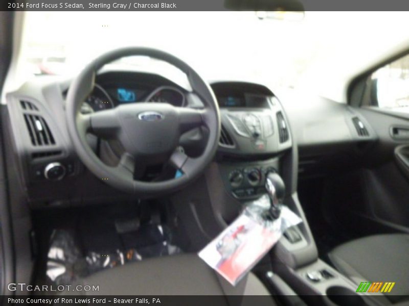 Sterling Gray / Charcoal Black 2014 Ford Focus S Sedan