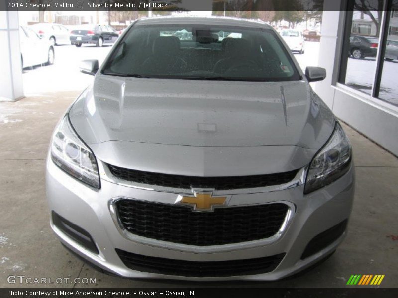 Silver Ice Metallic / Jet Black 2014 Chevrolet Malibu LT
