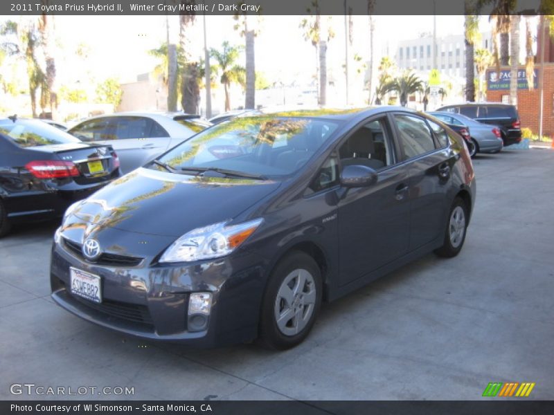 Winter Gray Metallic / Dark Gray 2011 Toyota Prius Hybrid II