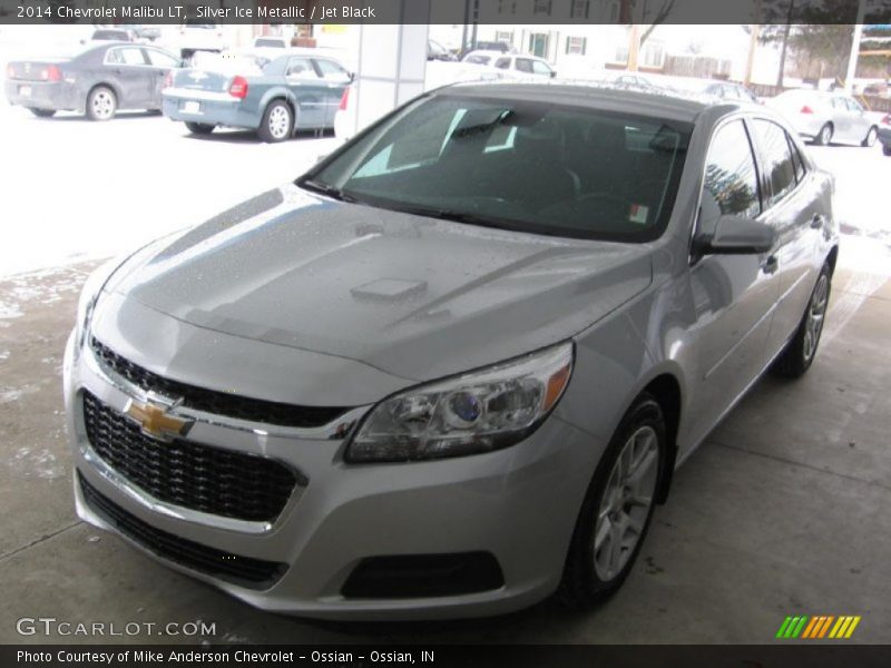 Silver Ice Metallic / Jet Black 2014 Chevrolet Malibu LT