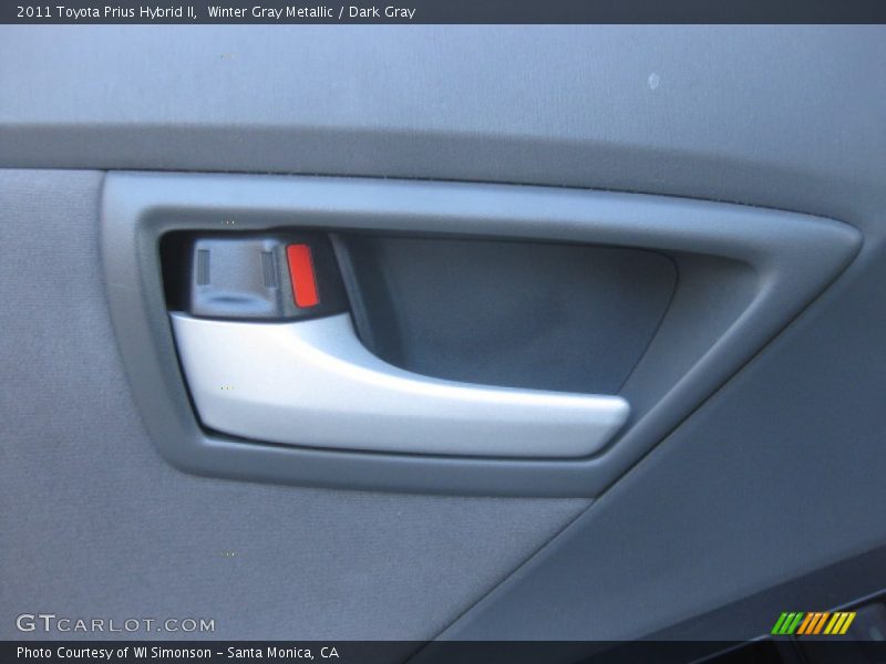 Winter Gray Metallic / Dark Gray 2011 Toyota Prius Hybrid II