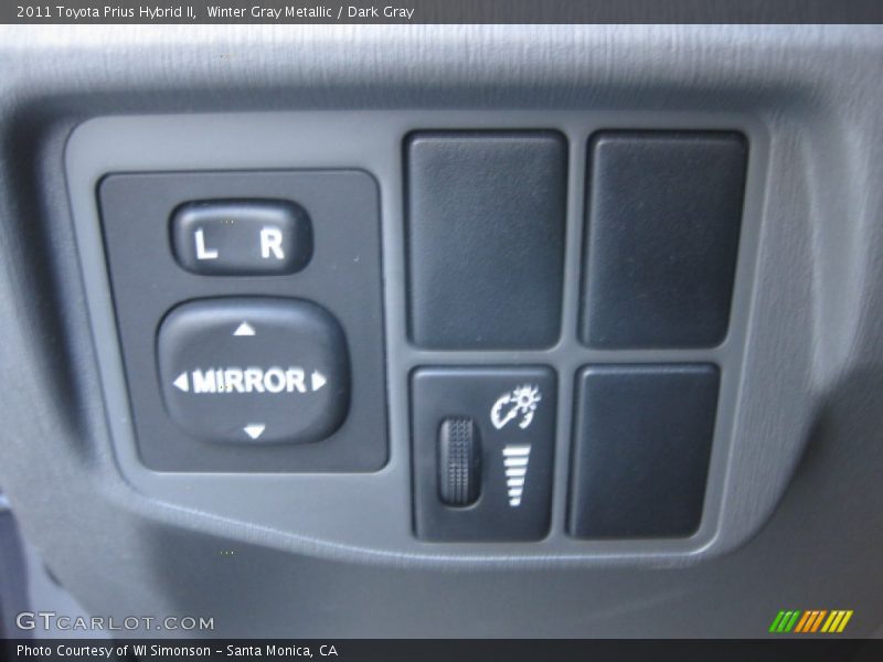 Winter Gray Metallic / Dark Gray 2011 Toyota Prius Hybrid II