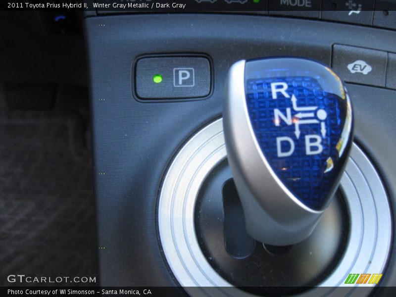 Winter Gray Metallic / Dark Gray 2011 Toyota Prius Hybrid II