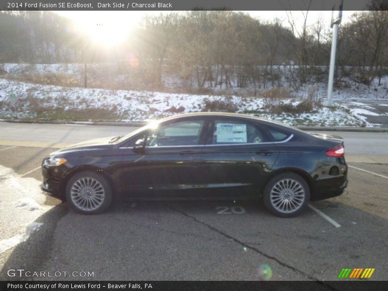 Dark Side / Charcoal Black 2014 Ford Fusion SE EcoBoost