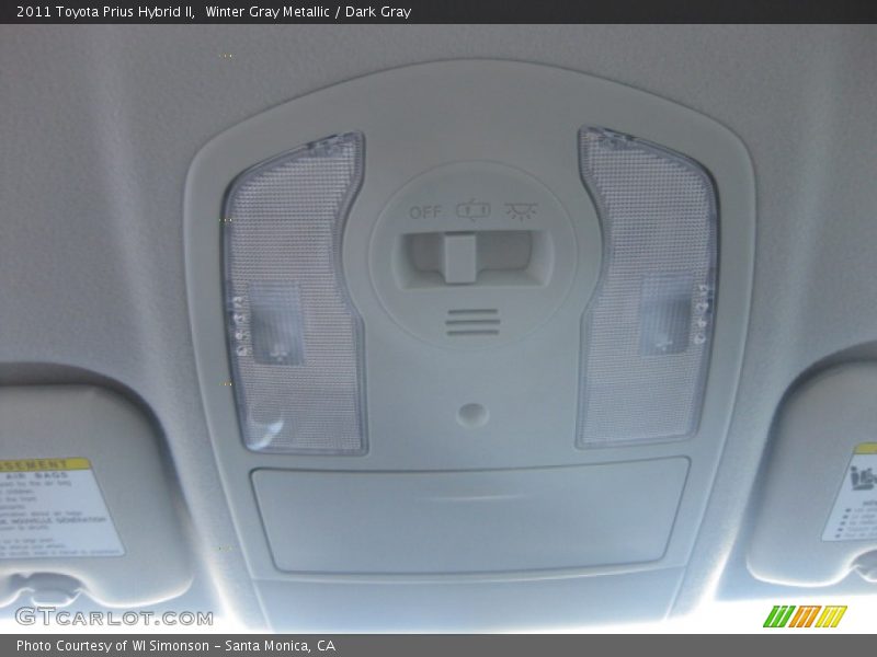 Winter Gray Metallic / Dark Gray 2011 Toyota Prius Hybrid II