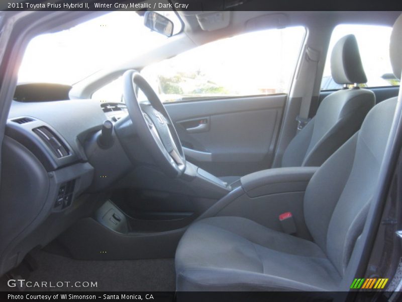 Winter Gray Metallic / Dark Gray 2011 Toyota Prius Hybrid II