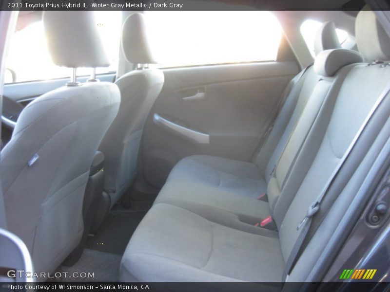 Winter Gray Metallic / Dark Gray 2011 Toyota Prius Hybrid II
