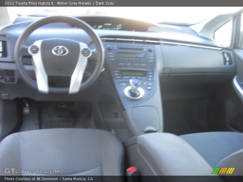 Winter Gray Metallic / Dark Gray 2011 Toyota Prius Hybrid II