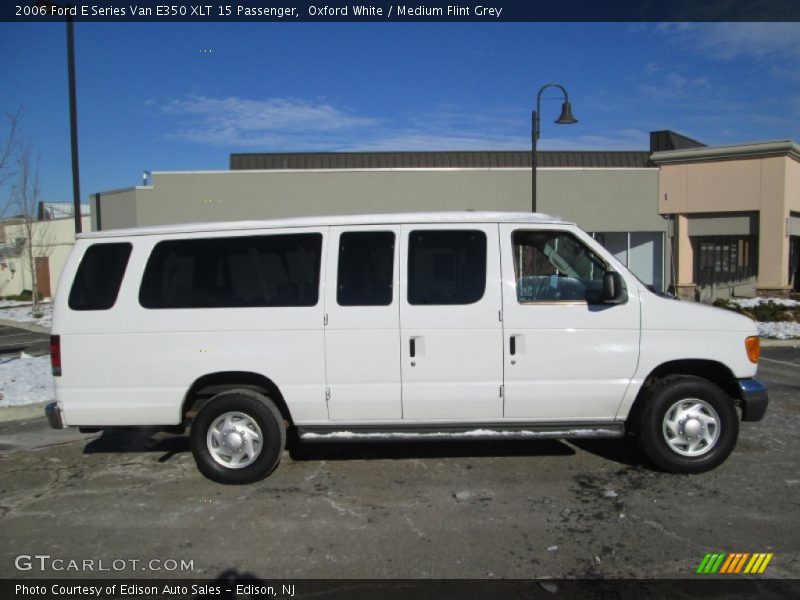 Oxford White / Medium Flint Grey 2006 Ford E Series Van E350 XLT 15 Passenger