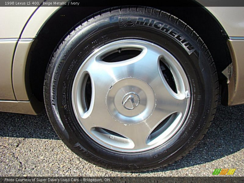 Beige Metallic / Ivory 1998 Lexus LS 400