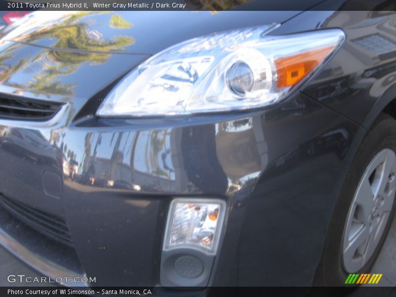 Winter Gray Metallic / Dark Gray 2011 Toyota Prius Hybrid II