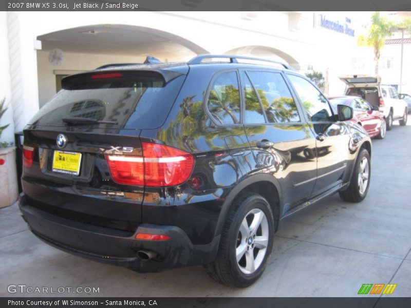 Jet Black / Sand Beige 2007 BMW X5 3.0si