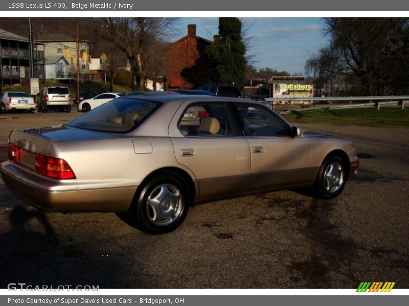 Beige Metallic / Ivory 1998 Lexus LS 400