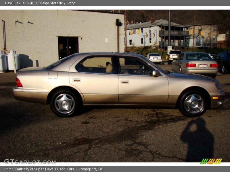 Beige Metallic / Ivory 1998 Lexus LS 400