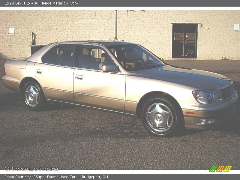 Beige Metallic / Ivory 1998 Lexus LS 400