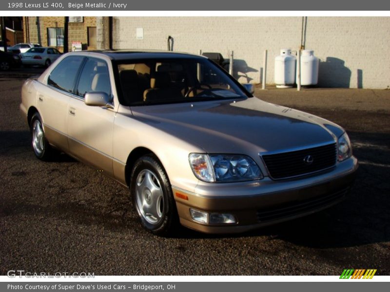 Beige Metallic / Ivory 1998 Lexus LS 400