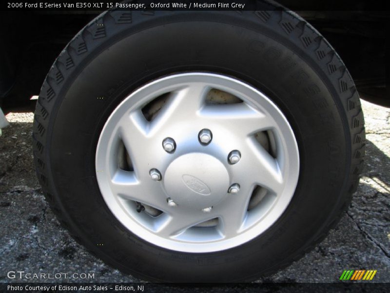 Oxford White / Medium Flint Grey 2006 Ford E Series Van E350 XLT 15 Passenger